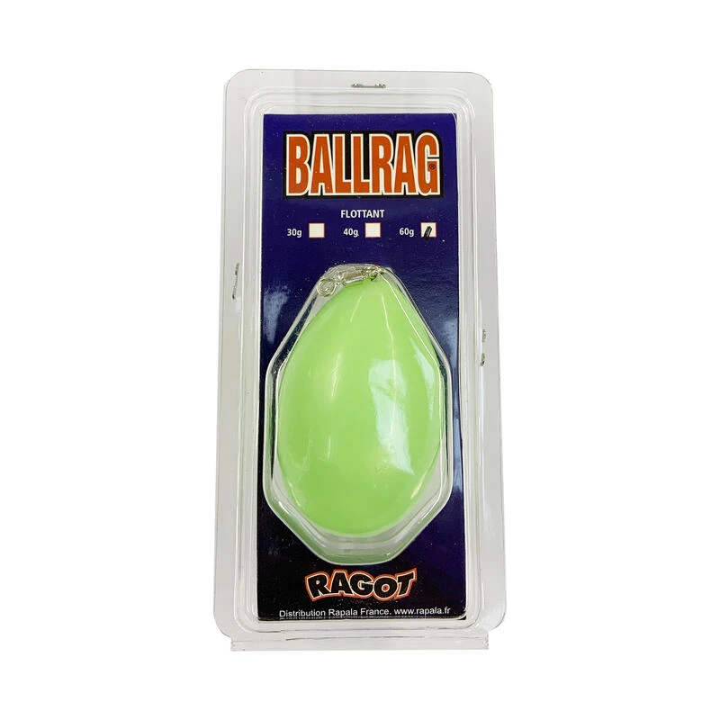 Ballrag Phosphorescent 60gr Pêche En Mer 1 Ballrag Phosphorescent 60gr Pêche En Mer