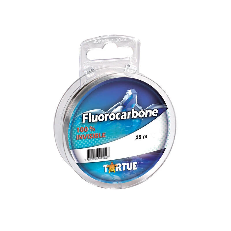 FIL PECHE A LA MOUCHE FLUOROCARBONE 25M 12/100 1 FIL PECHE A LA MOUCHE FLUOROCARBONE 25M 12/100
