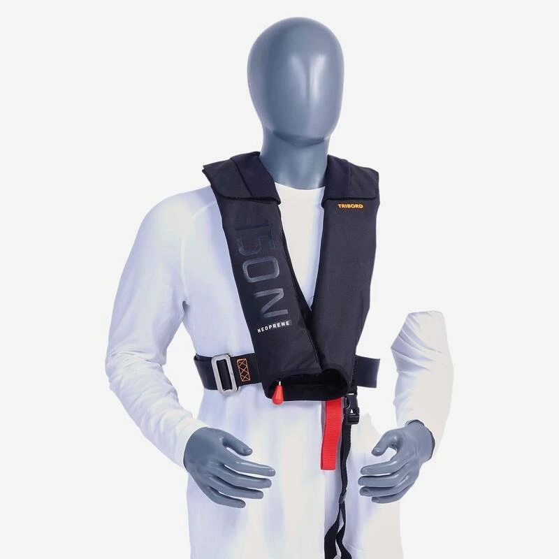 Tribord Gilet De Sauvetage Gonflable Adulte LJ 150N+ AIR Série Limitée Noir 1 Tribord Gilet De Sauvetage Gonflable Adulte LJ 150N+ AIR Série Limitée Noir