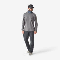 Tee-shirt De Pêche Anti-UV 500 Gris 9 Tee-shirt De Pêche Anti-UV 500 Gris -Pêche Rabais Boutique tee shirt de peche anti uv 500 gris 3